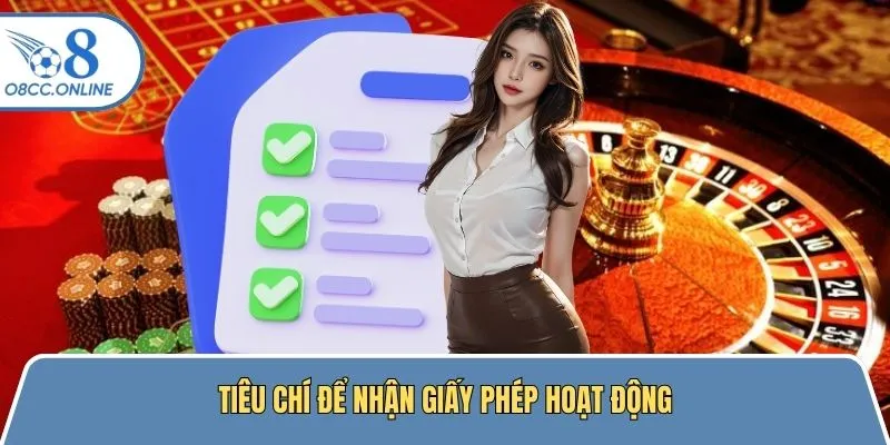 Tiêu chuẩn cần đáp ứng của sân chơi để nhận chứng chỉ hợp pháp